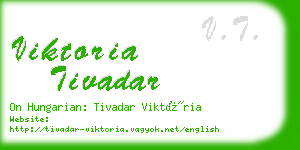 viktoria tivadar business card